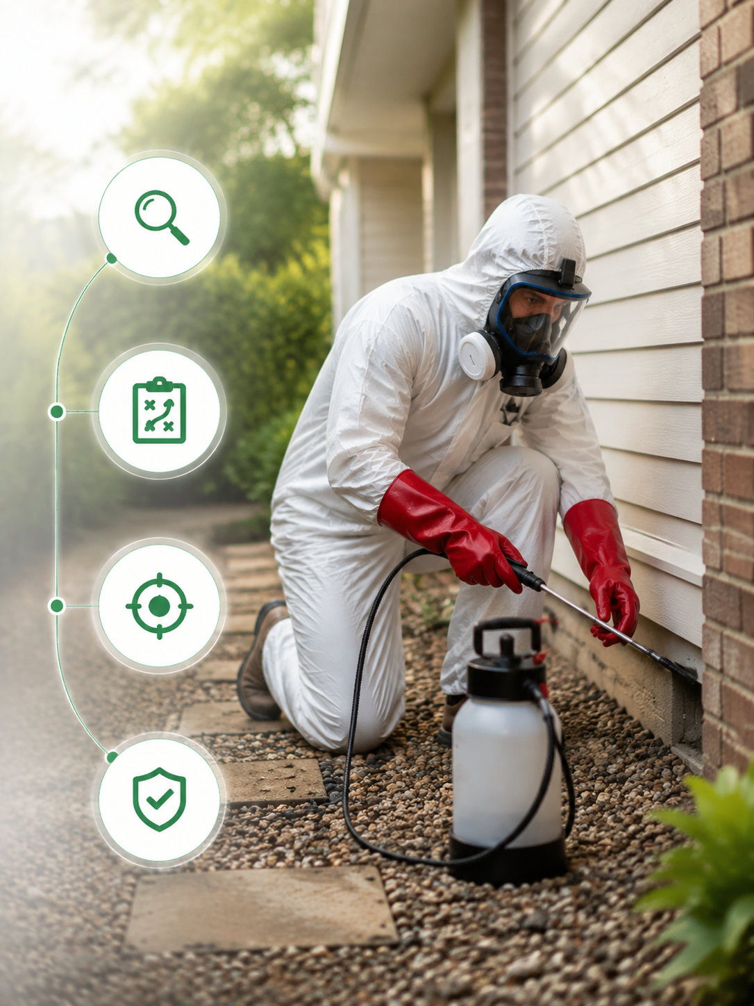 Professional ant treatment inspection and pest control