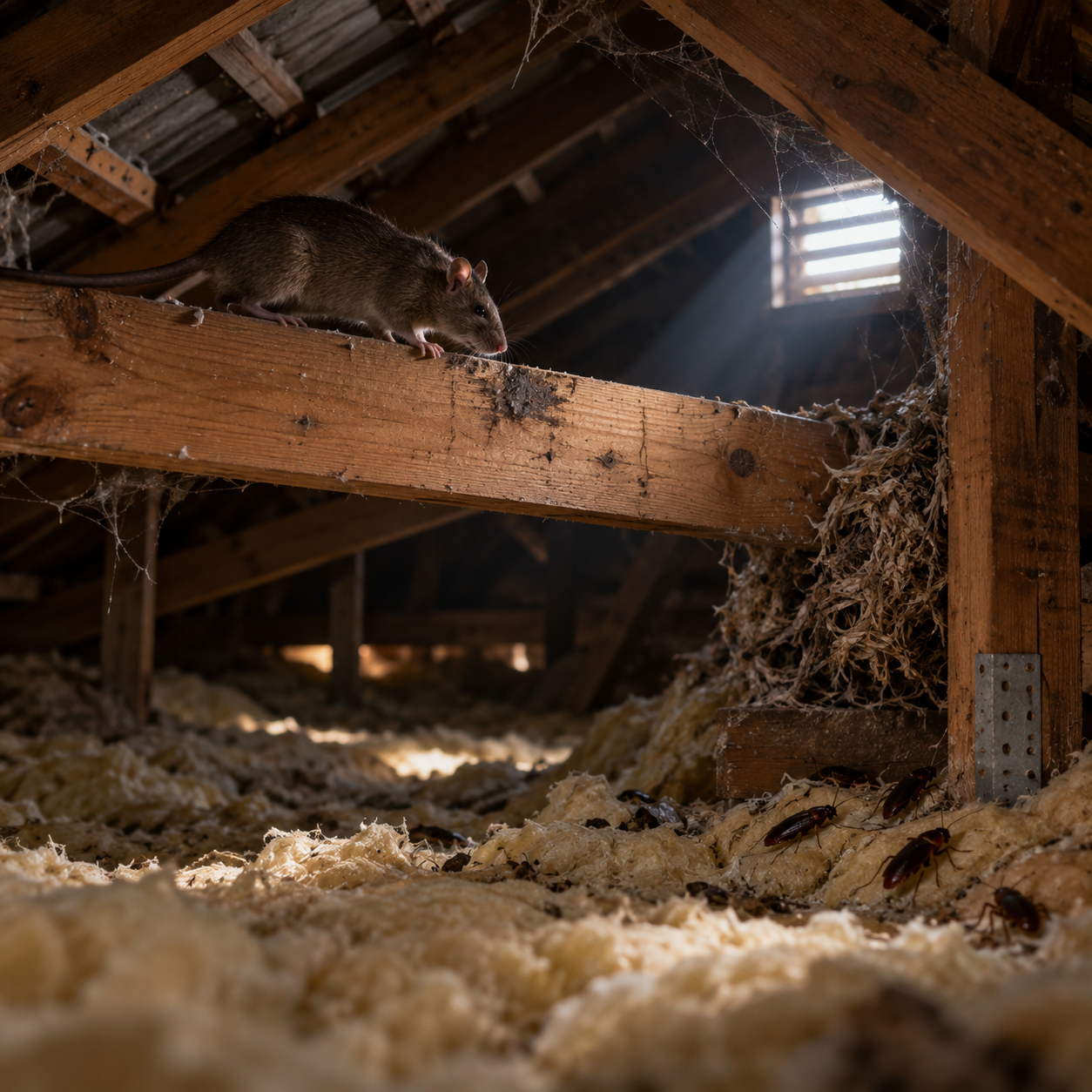 Roof Void Pest Treatments Melbourne