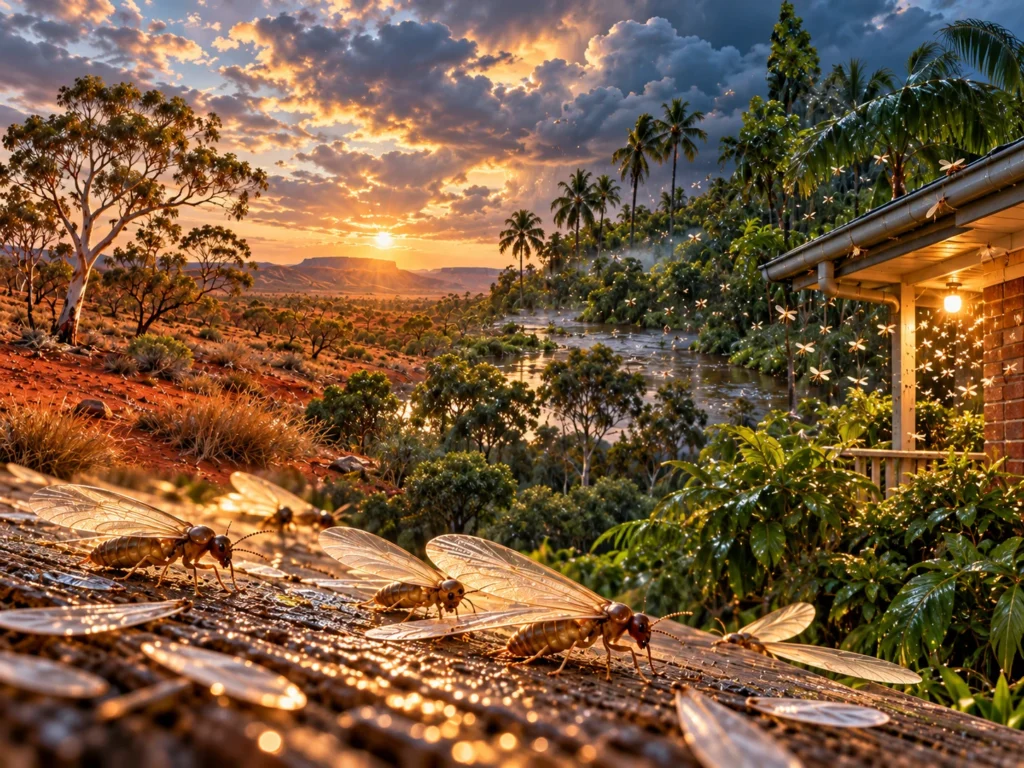 termite swarm season Australia