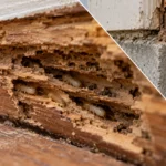 termite damage signs
